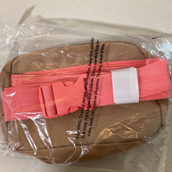 Unbranded New, Crossbody bag, Tan and Coral - Picture 10 of 11